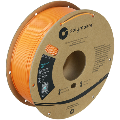 Polymaker | PolyLite ASA | Orange | 1.75mm | 1 kg