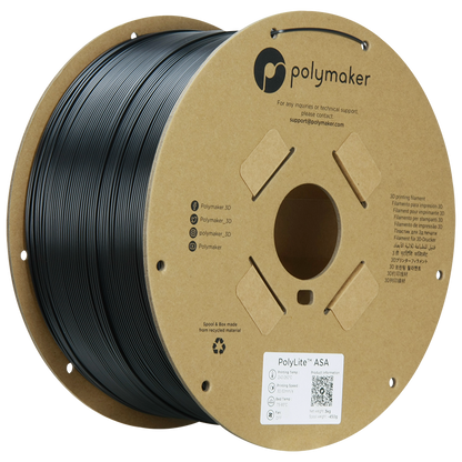Polymaker | PolyLite ASA | Black | 1.75mm | 3 kg