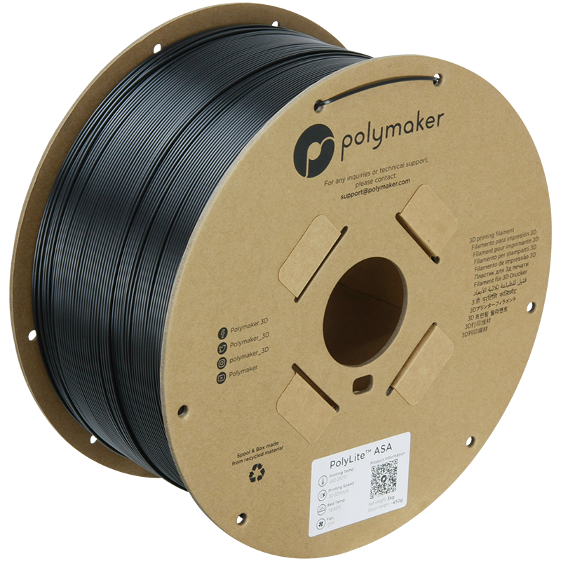 Polymaker | PolyLite ASA | Black | 1.75mm | 3 kg