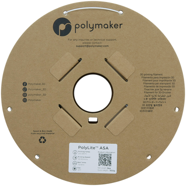 Polymaker | PolyLite ASA | White | 1.75mm | 3 kg