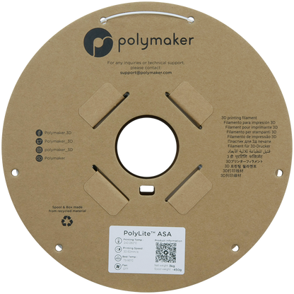 Polymaker | PolyLite ASA | White | 1.75mm | 3 kg