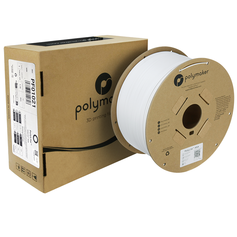 Polymaker | PolyLite ASA | White | 1.75mm | 3 kg