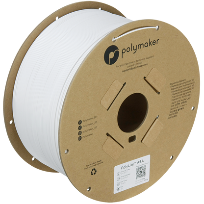 Polymaker | PolyLite ASA | White | 1.75mm | 3 kg
