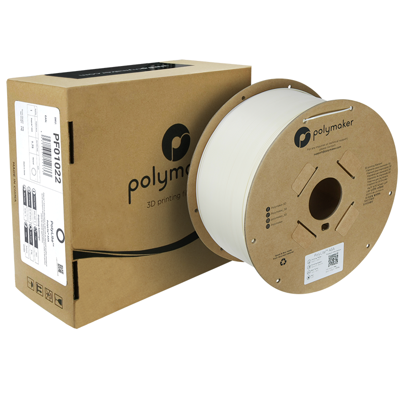 (UDGÅR) Polymaker | PolyLite ASA | Natural | 1.75mm | 3 kg