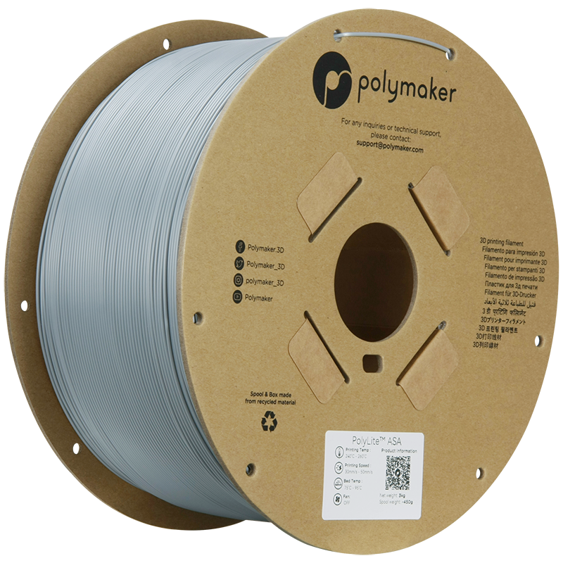 Polymaker | PolyLite ASA | Grey | 1.75mm | 3 kg