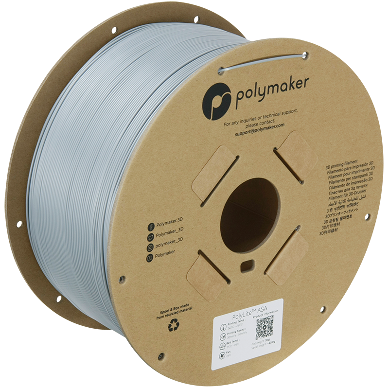 Polymaker | PolyLite ASA | Grey | 1.75mm | 3 kg
