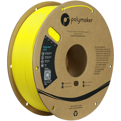 Polymaker | PolyLite ASA | Yellow | 1.75mm | 1 kg