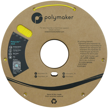 Polymaker | PolyLite ASA | Yellow | 1.75mm | 1 kg