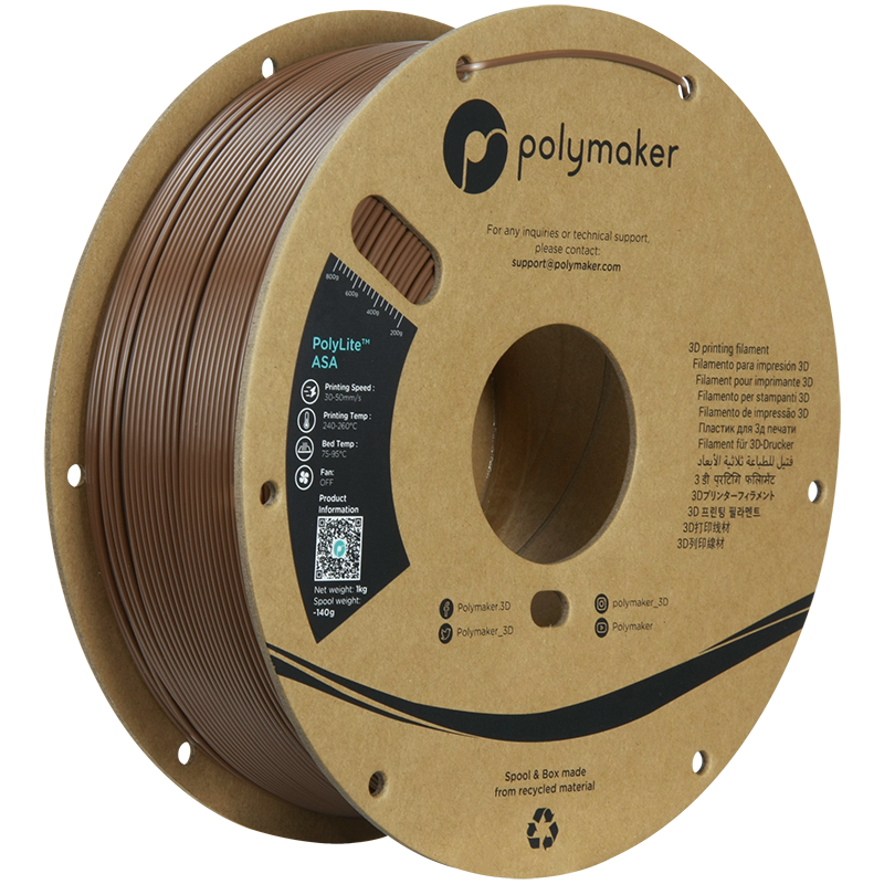 Polymaker | PolyLite ASA | Army Brown | 1.75mm | 1 kg