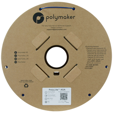 (UDGÅR) Polymaker | PolyLite ASA | Blue | 1.75mm | 3 kg