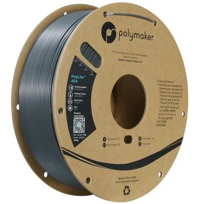 Polymaker | PolyLite ASA | Dark Grey | 1.75mm | 1 kg