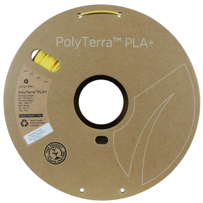 Polymaker | PolyTerra PLA+ | Yellow | 1.75mm | 1 kg