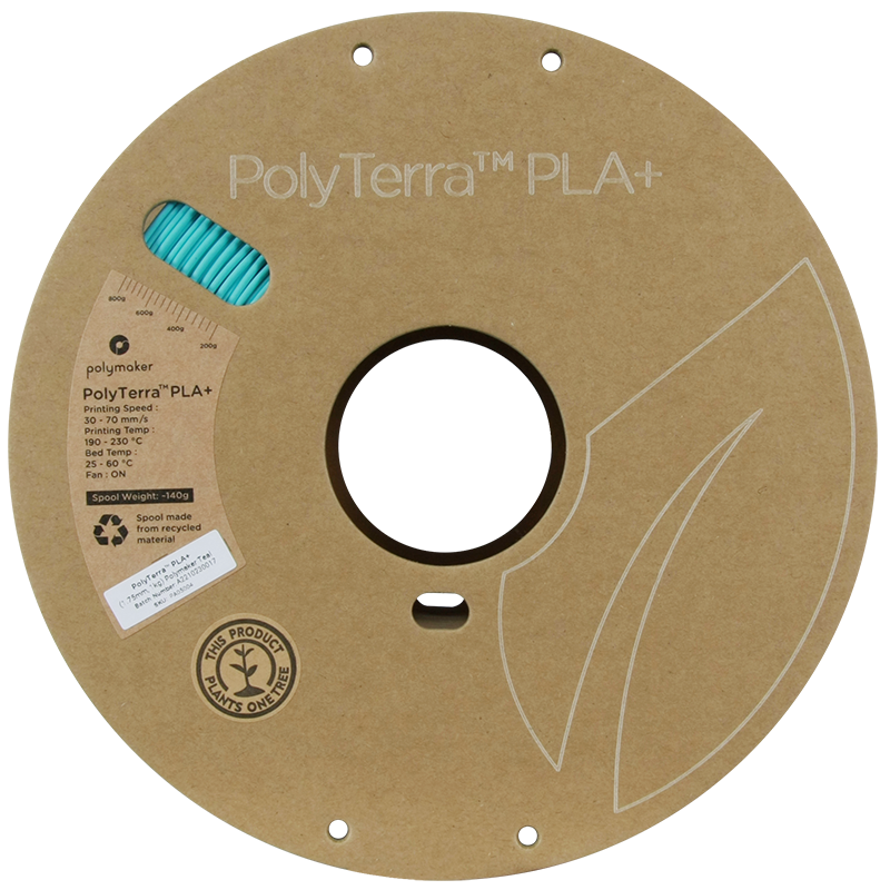 Polymaker | PolyTerra PLA+ | Polymaker Teal | 1.75mm | 1 kg