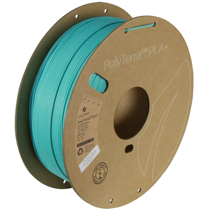 Polymaker | PolyTerra PLA+ | Polymaker Teal | 1.75mm | 1 kg