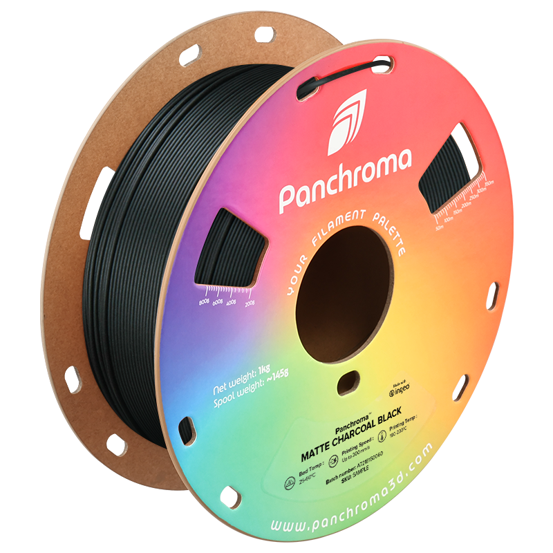 Polymaker | Panchroma PLA | Matte Charcoal Black | 1.75mm | 1 kg