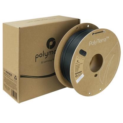 Polymaker | PolyTerra PLA | Charcoal Black | 1.75mm | 1 kg