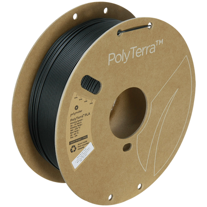 Polymaker | PolyTerra PLA | Charcoal Black | 1.75mm | 1 kg