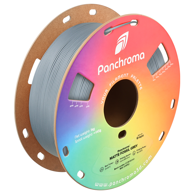 Polymaker | Panchroma PLA | Matte Fossil Grey | 1.75mm | 1 kg