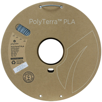 Polymaker | PolyTerra PLA | Fossil Grey | 1.75mm | 1 kg