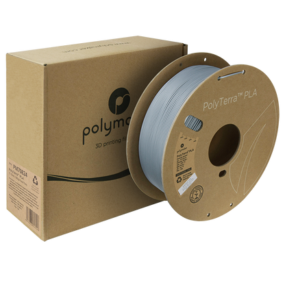 Polymaker | PolyTerra PLA | Fossil Grey | 1.75mm | 1 kg