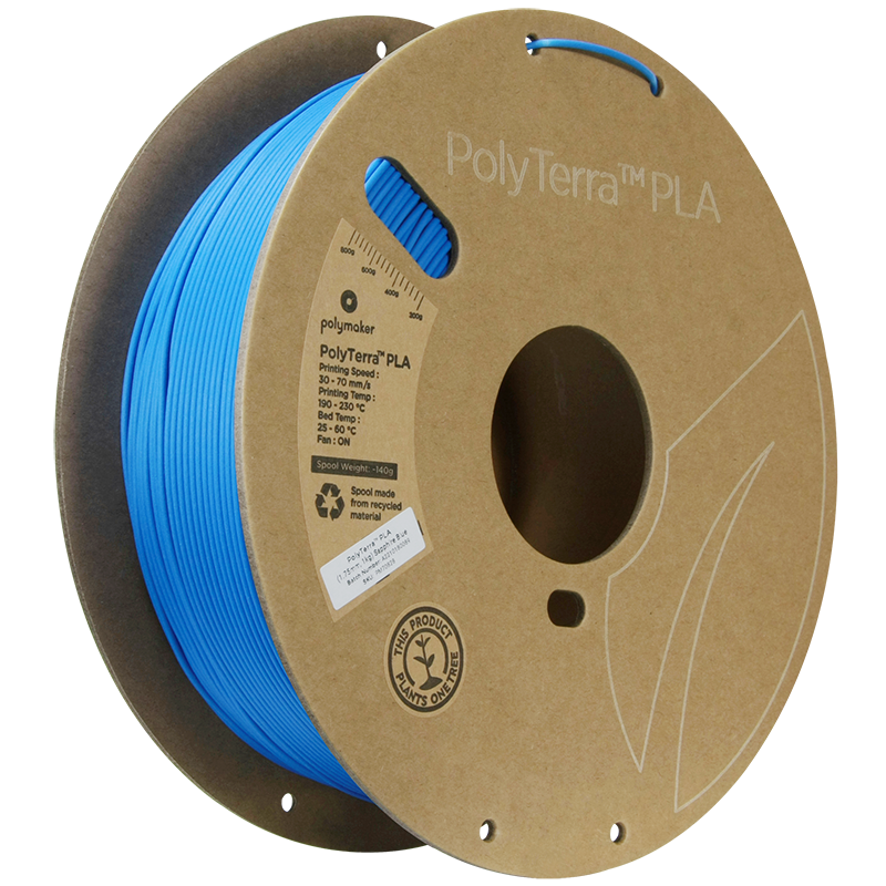 Polymaker | PolyTerra PLA | Sapphire Blue | 1.75mm | 1 kg