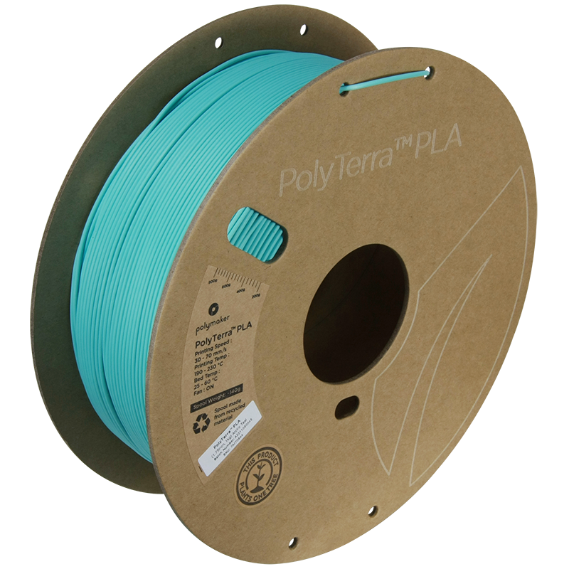Polymaker | PolyTerra PLA | Arctic Teal | 1.75mm | 1 kg