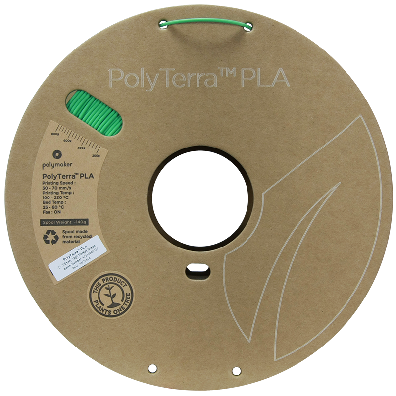 Polymaker | PolyTerra PLA | Forrest Green | 1.75mm | 1 kg