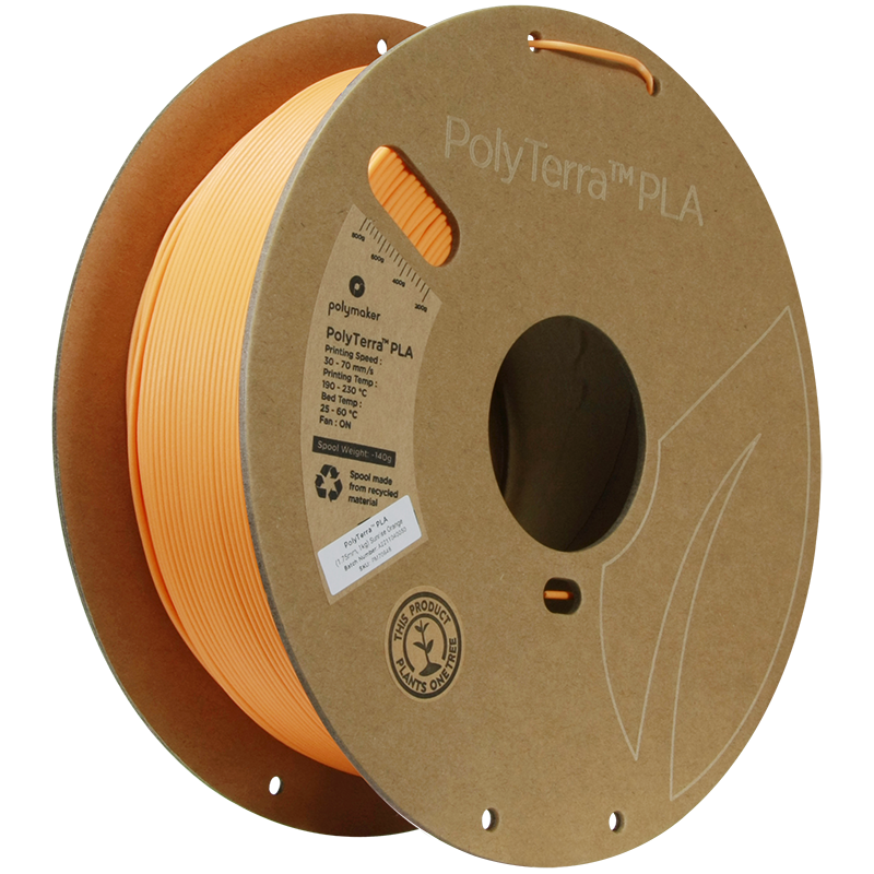 Polymaker | PolyTerra PLA | Sunrise Orange | 1.75mm | 1 kg