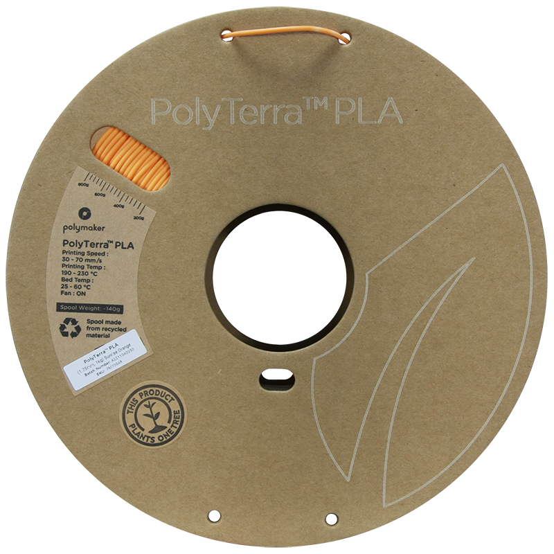 Polymaker | PolyTerra PLA | Sunrise Orange | 1.75mm | 1 kg