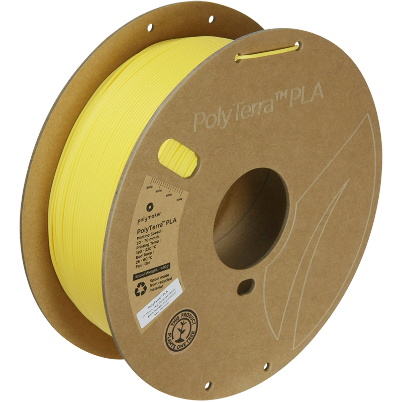 Polymaker | PolyTerra PLA | Savannah Yellow | 1.75mm | 1 kg
