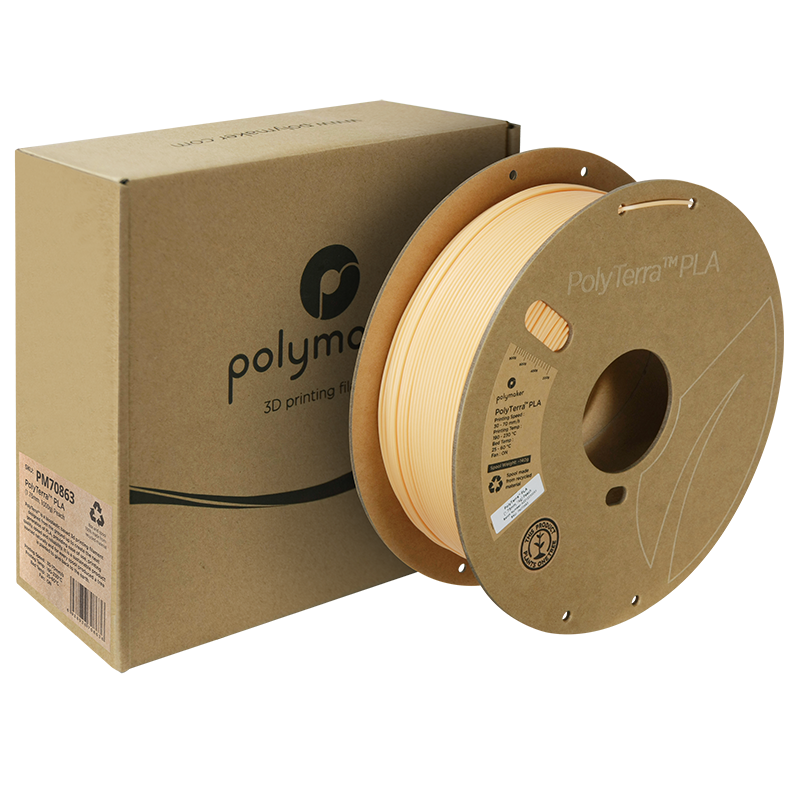 (UDGÅR) Polymaker | PolyTerra PLA | Peach | 1.75mm | 1 kg