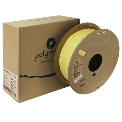 (UDGÅR) Polymaker | PolyTerra PLA | Banana | 1.75mm | 1 kg