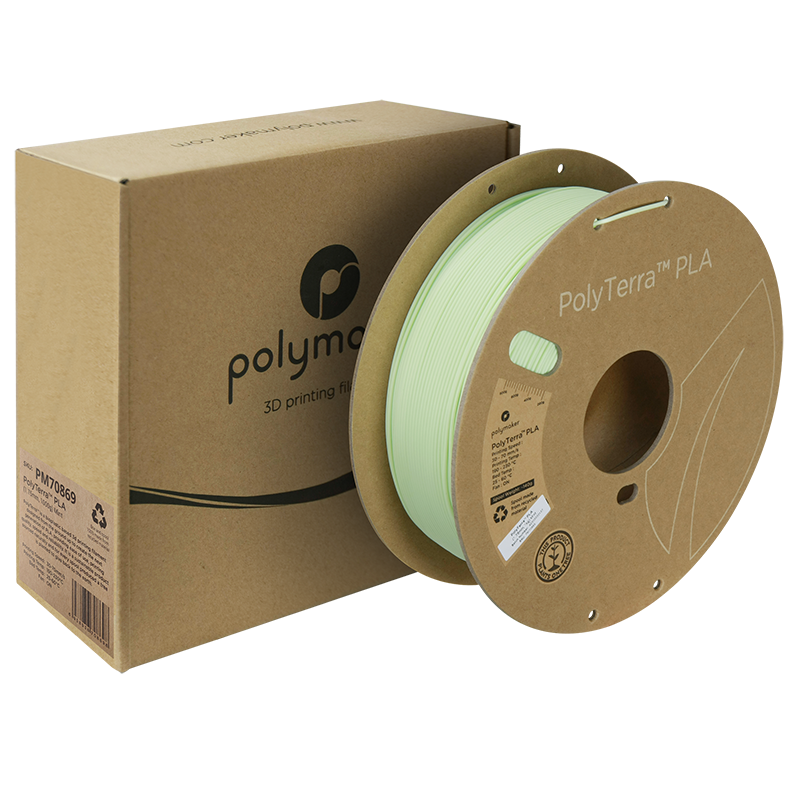 (UDGÅR) Polymaker | PolyTerra PLA | Mint | 1.75mm | 1 kg