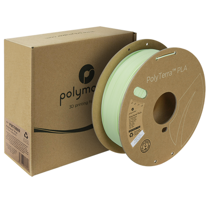 (UDGÅR) Polymaker | PolyTerra PLA | Mint | 1.75mm | 1 kg