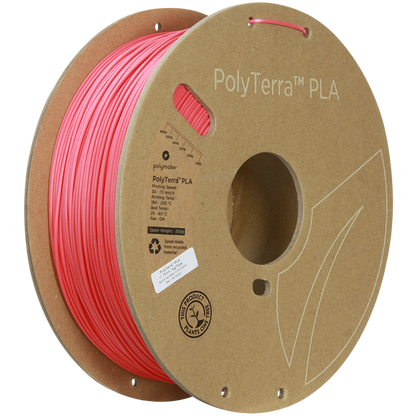 (UDGÅR) Polymaker | PolyTerra PLA | Rose | 1.75mm | 1 kg
