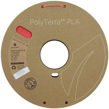 (UDGÅR) Polymaker | PolyTerra PLA | Rose | 1.75mm | 1 kg
