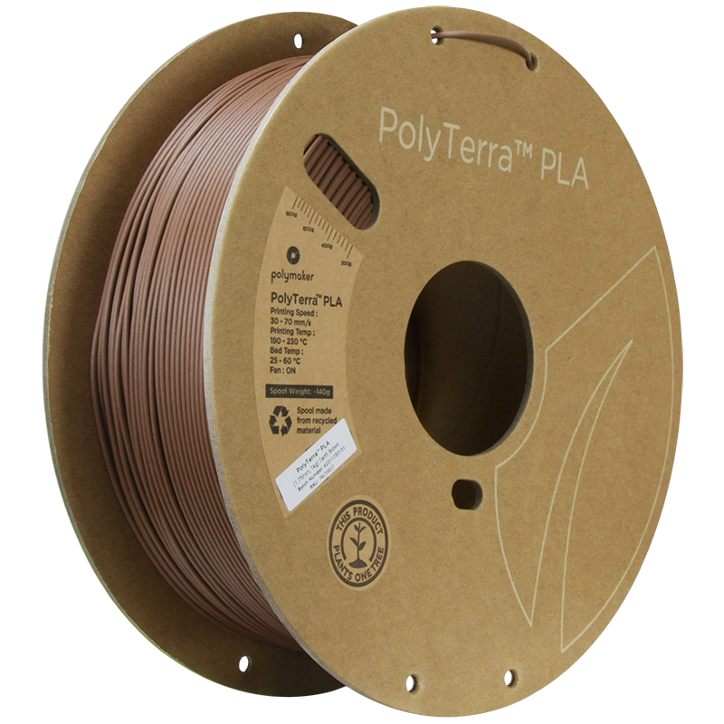 Polymaker | PolyTerra PLA | Earth Brown | 1.75mm | 1 kg