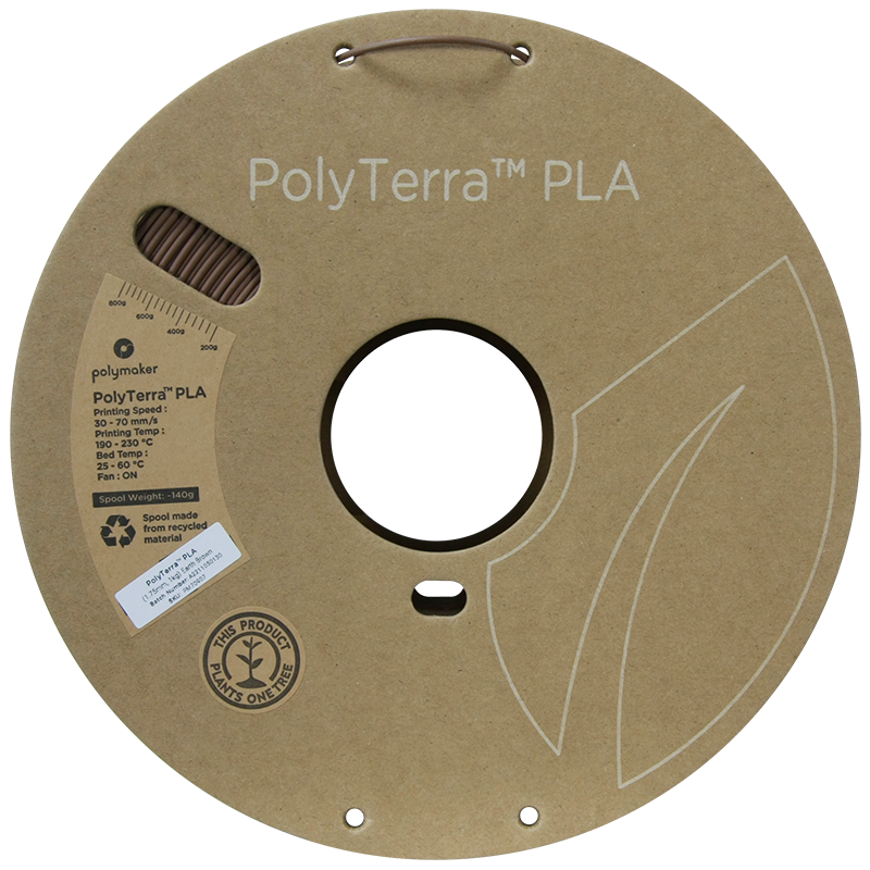 Polymaker | PolyTerra PLA | Earth Brown | 1.75mm | 1 kg