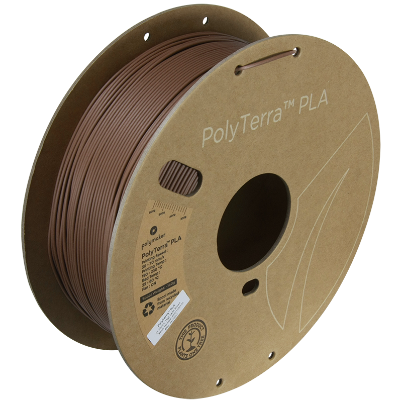 Polymaker | PolyTerra PLA | Earth Brown | 1.75mm | 1 kg