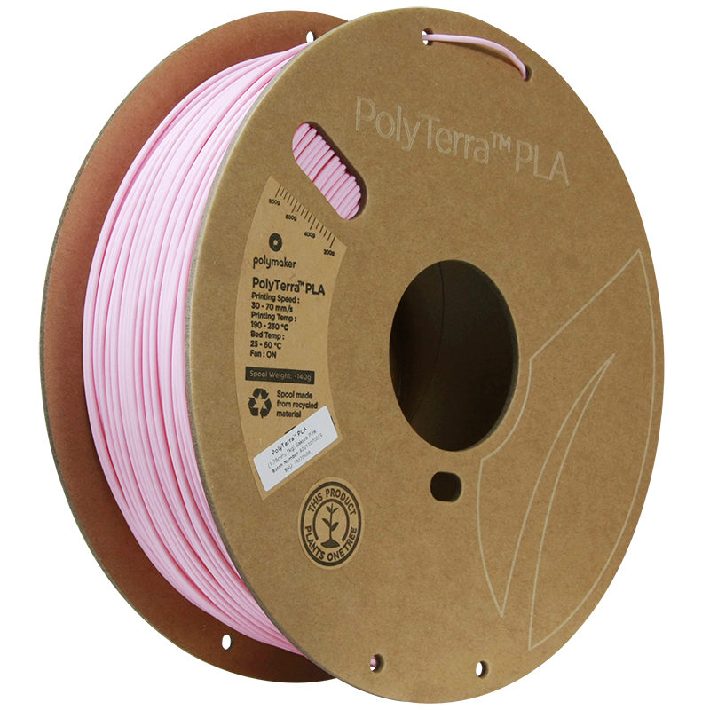 Polymaker | PolyTerra PLA | Sakura Pink | 1.75mm | 1 kg