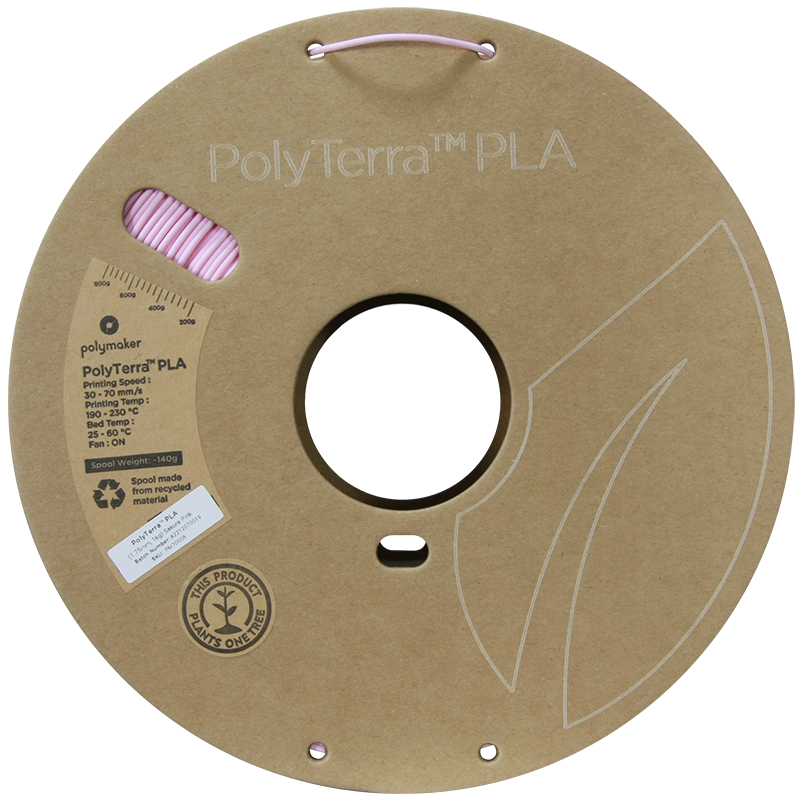 Polymaker | PolyTerra PLA | Sakura Pink | 1.75mm | 1 kg