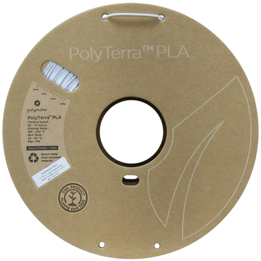 (UDGÅR) Polymaker | PolyTerra PLA | Marble White | 1.75mm | 1 kg