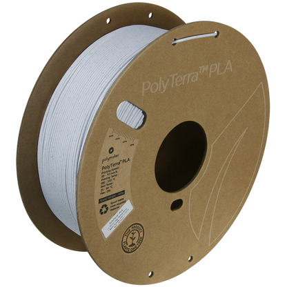 (UDGÅR) Polymaker | PolyTerra PLA | Marble White | 1.75mm | 1 kg