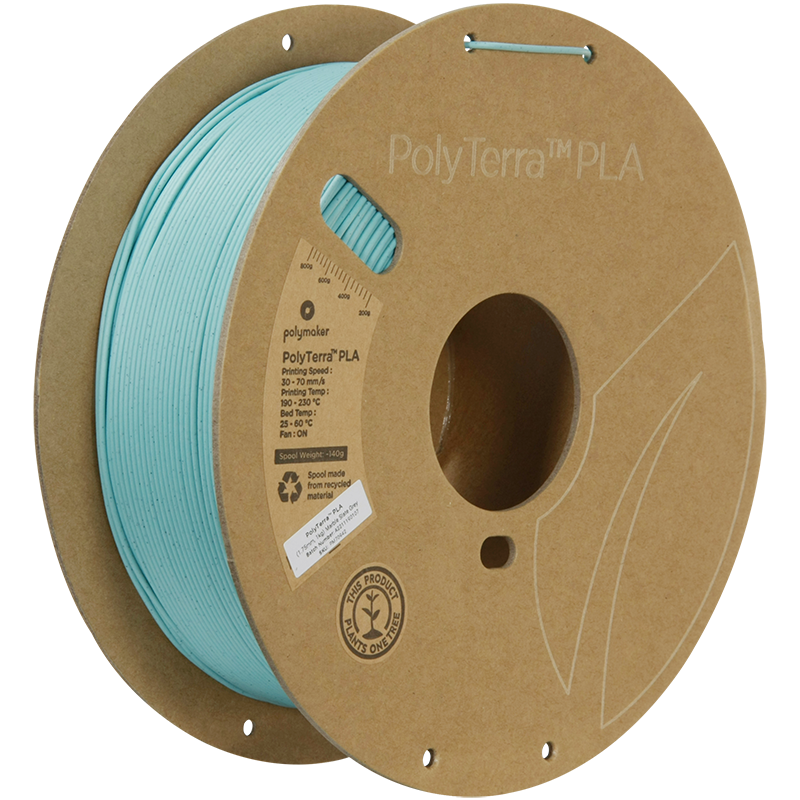 (UDGÅR) Polymaker | PolyTerra PLA | Marble Slate Grey | 1.75mm | 1 kg