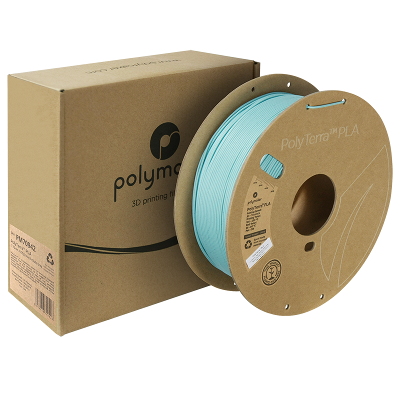 (UDGÅR) Polymaker | PolyTerra PLA | Marble Slate Grey | 1.75mm | 1 kg