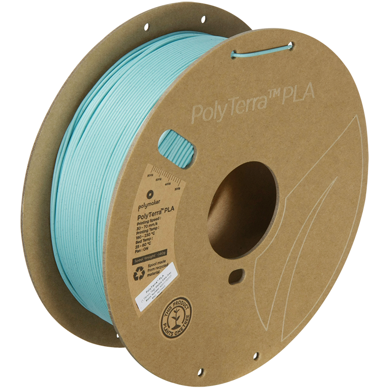 (UDGÅR) Polymaker | PolyTerra PLA | Marble Slate Grey | 1.75mm | 1 kg