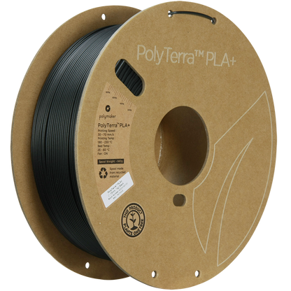 Polymaker | PolyTerra PLA+ | Black | 1.75mm | 1 kg
