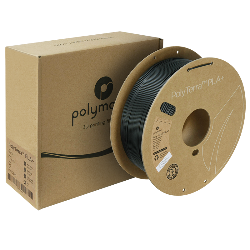 Polymaker | PolyTerra PLA+ | Black | 1.75mm | 1 kg