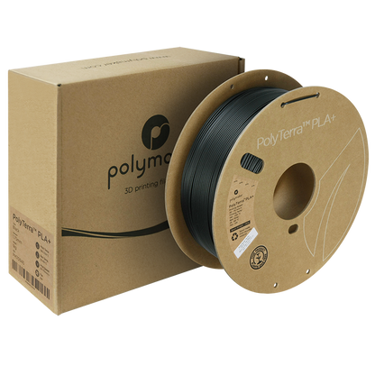 Polymaker | PolyTerra PLA+ | Black | 1.75mm | 1 kg