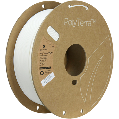 Polymaker | PolyTerra PLA+ | White | 1.75mm | 1 kg